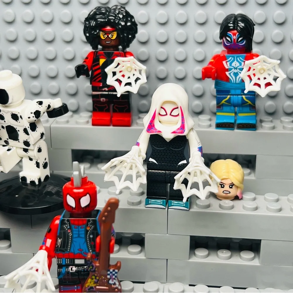 Spider-Man: Across the Spider-Verse Custom Minifigures Lot of 8 - Picture 3 of 6